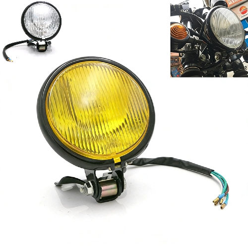 Headlamp Lampu Depan Motor Custom Exanon Japstyle Bobber Universal