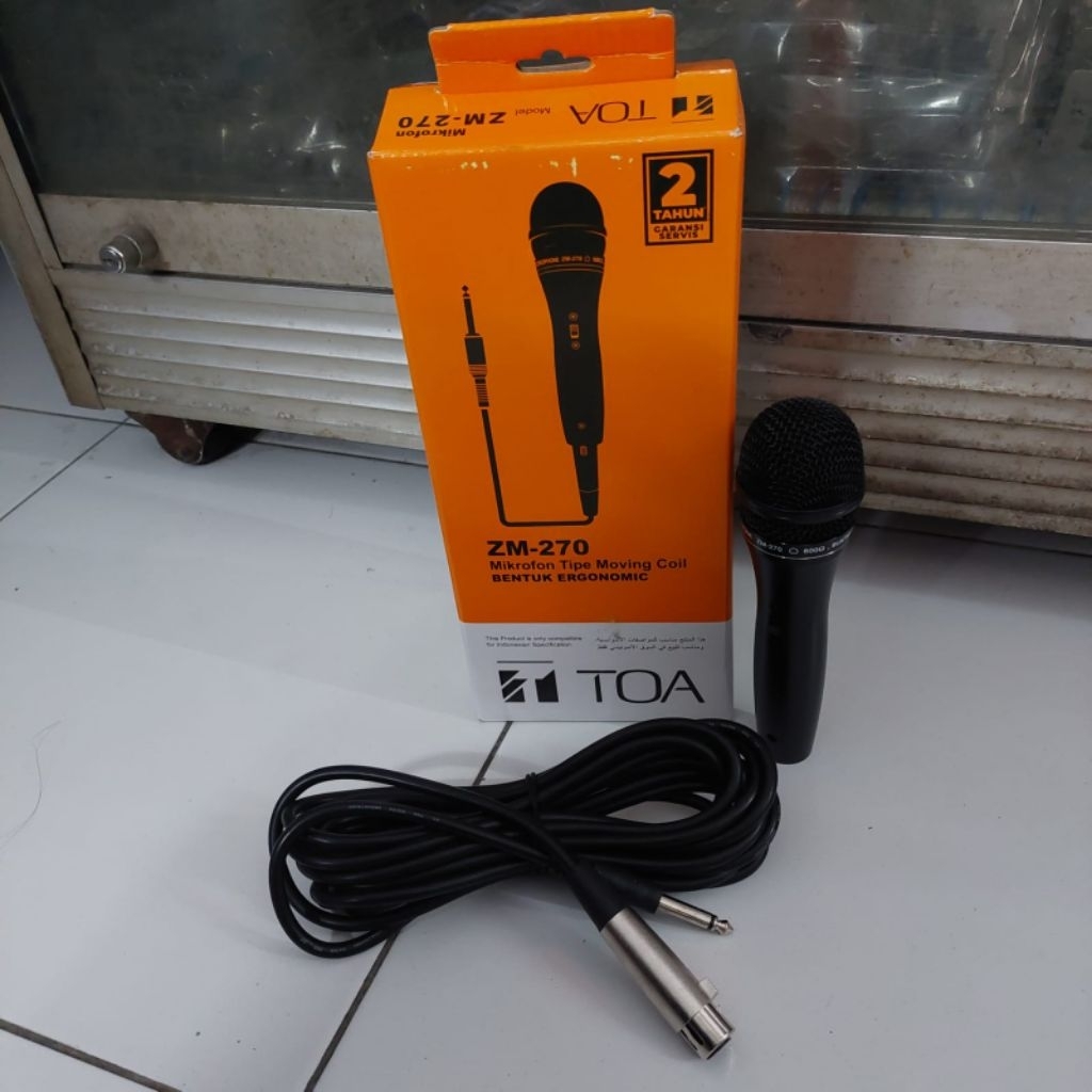 microphone mic TOA ZM 270 original microphone TOA ZM270