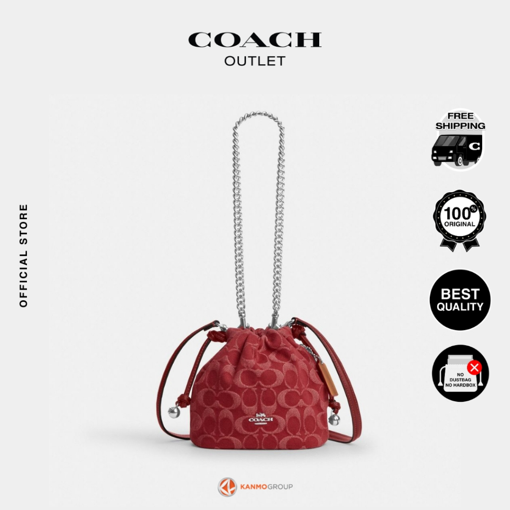 Coach Faye Mini Drawstring Bag - Tas Selempang Wanita