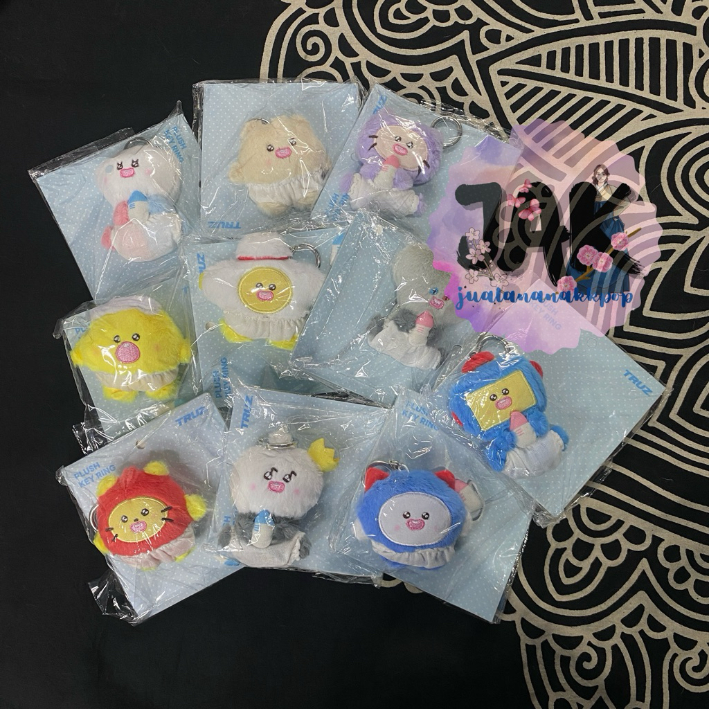 PO - Truz Baby Newborn Bagcharm Keyring Gantungan Kunci 10cm Doll Hikun Woopy Bonbon Romy Yochi Trea
