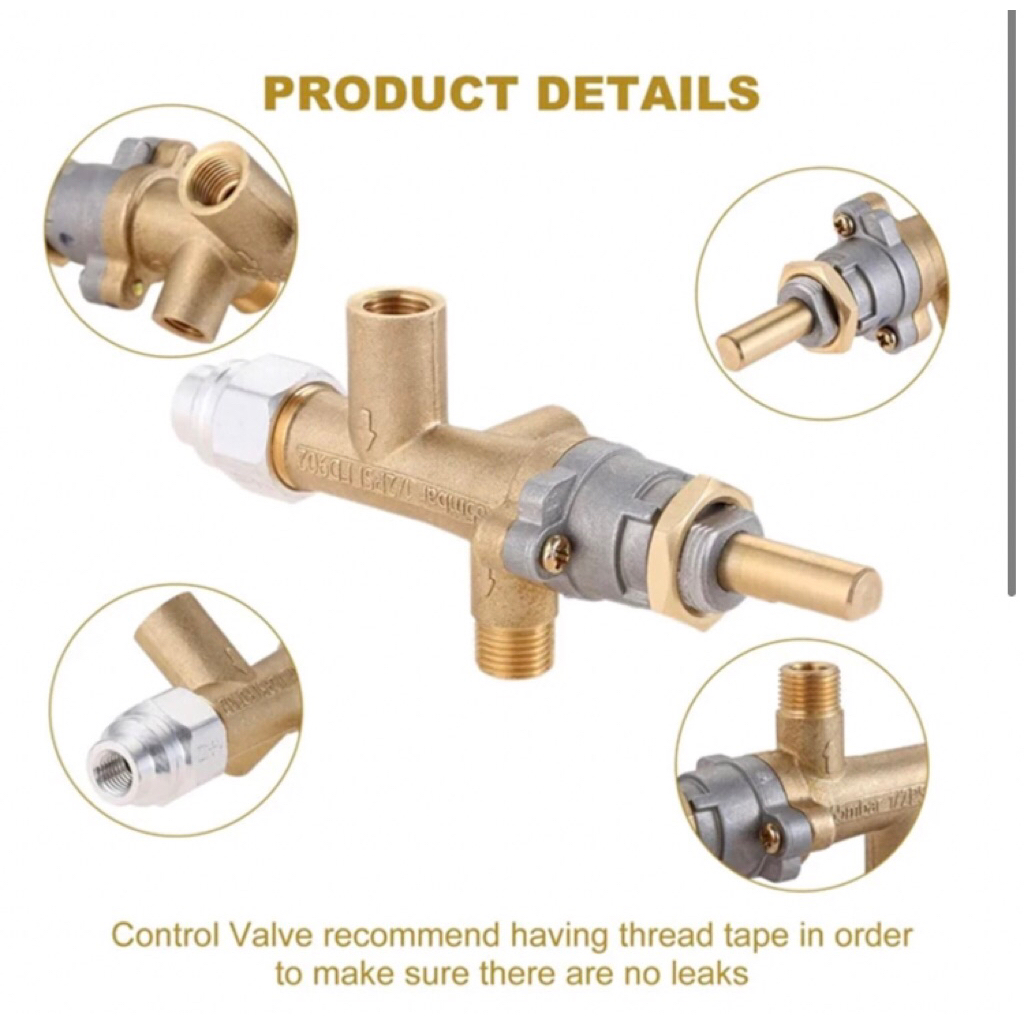 Safety Gas Valve Kompor Stove Fryer Oven Nayati Getra Berjaya