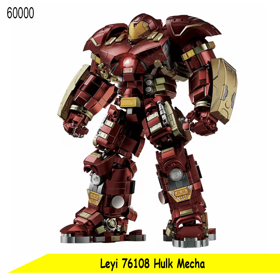 LEYI 76108 Hulk Mecha Robot Block Brick Mainan Balok Blok Brick