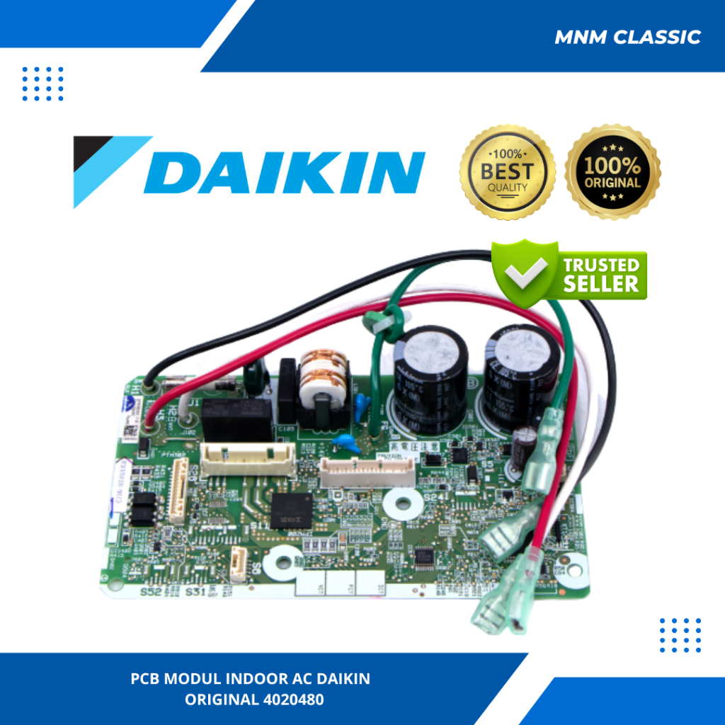 PCB MODUL INDOOR AC DAIKIN  FTKQ15SVM4 ORIGINAL 4020480