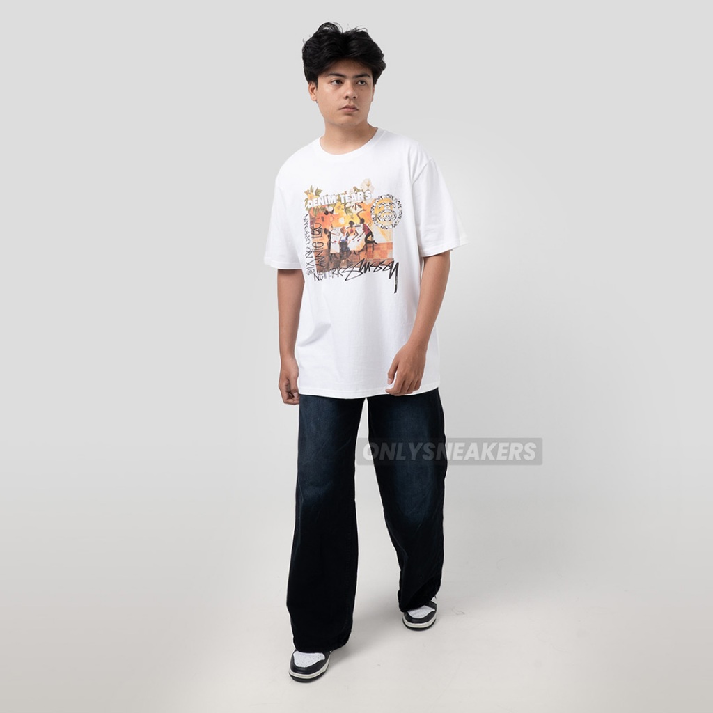STUSSY X DENIM TEARS ANNIE LEE WHITE TEE