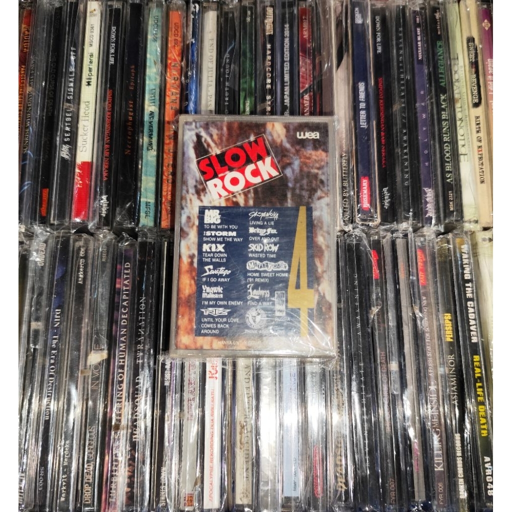 Kaset Slow Rock 4 - Mr. Big, Skid Row, Motley Crue, Loudness, Kix, Rtz