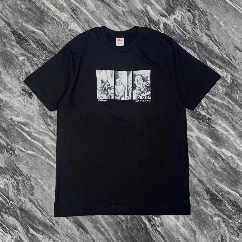 Supreme x Mr Cartoon Pow tee Black