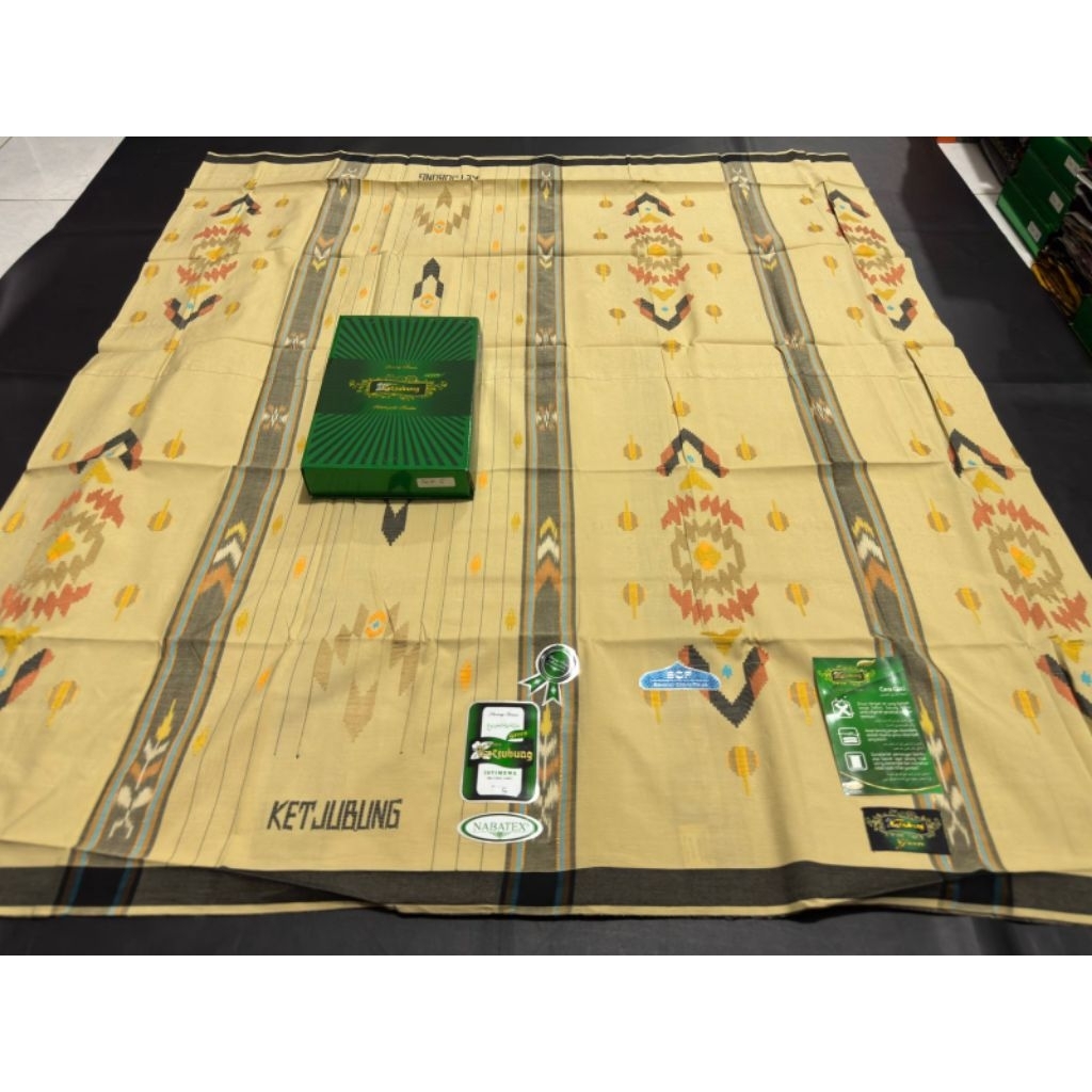 Sarung KETJUBUNG Green Mercerized Type SCP