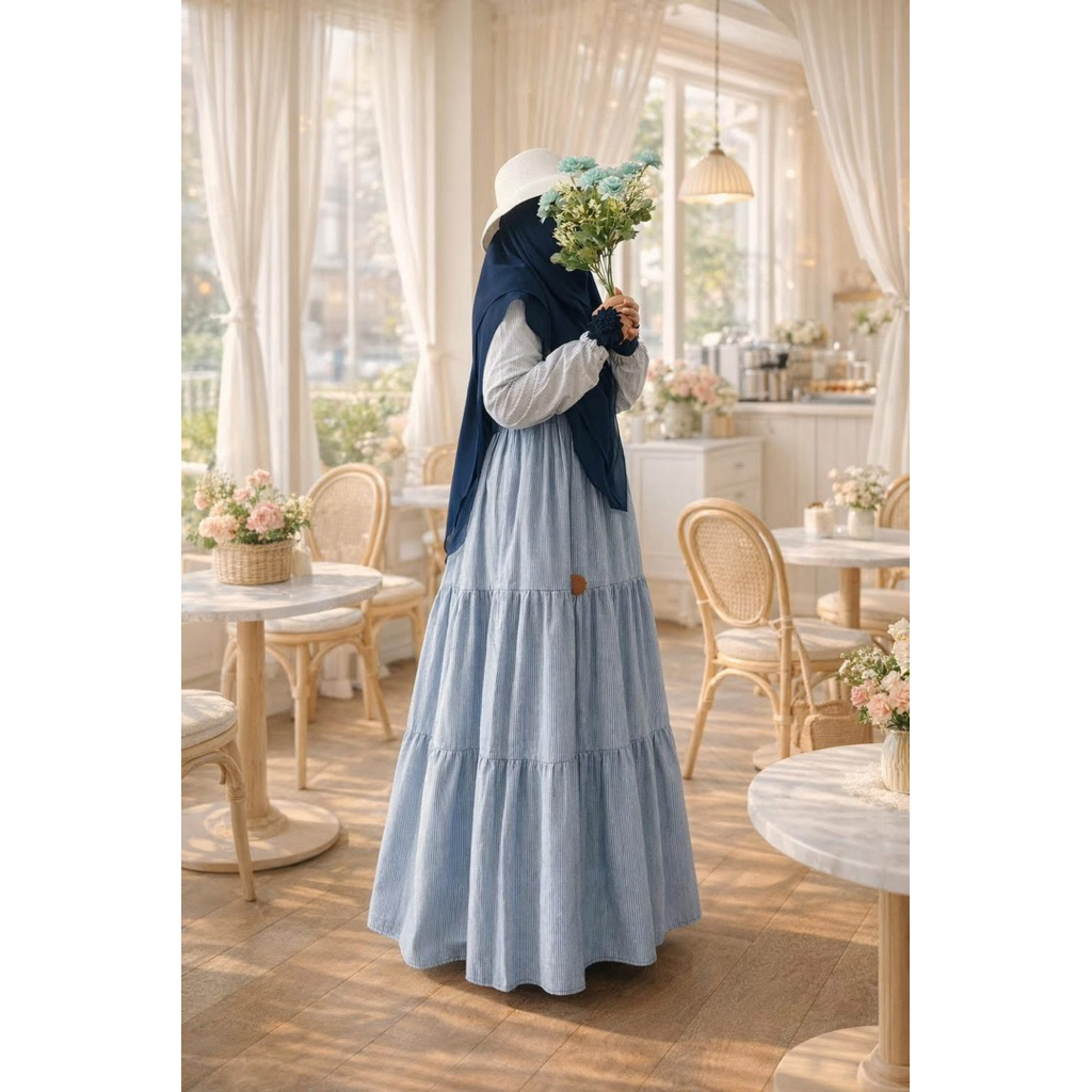 Zisheeri Shesa Dress Dengan Bahan  Full Katun yang Lembut Serta Model yang Kekinian