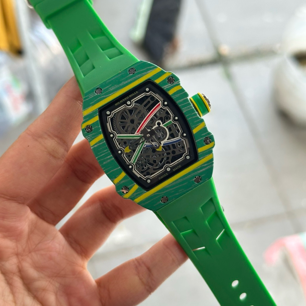 JAM TANGAN SULTAN PRIA RM RUBBER DIAMETER 38MM