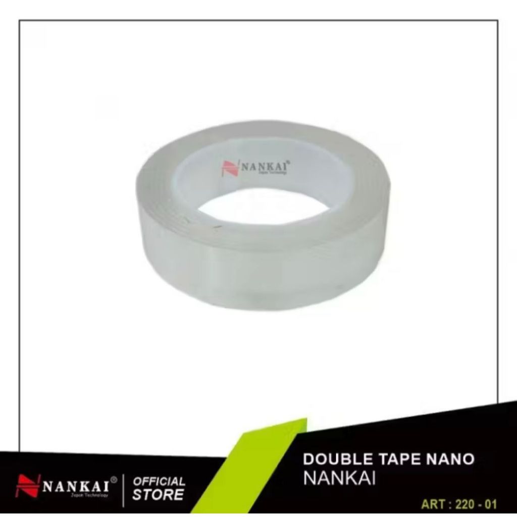 NANO-DOUBLE TAPE NANO BENING TRANSPARANT GEL -double tape perekat bening