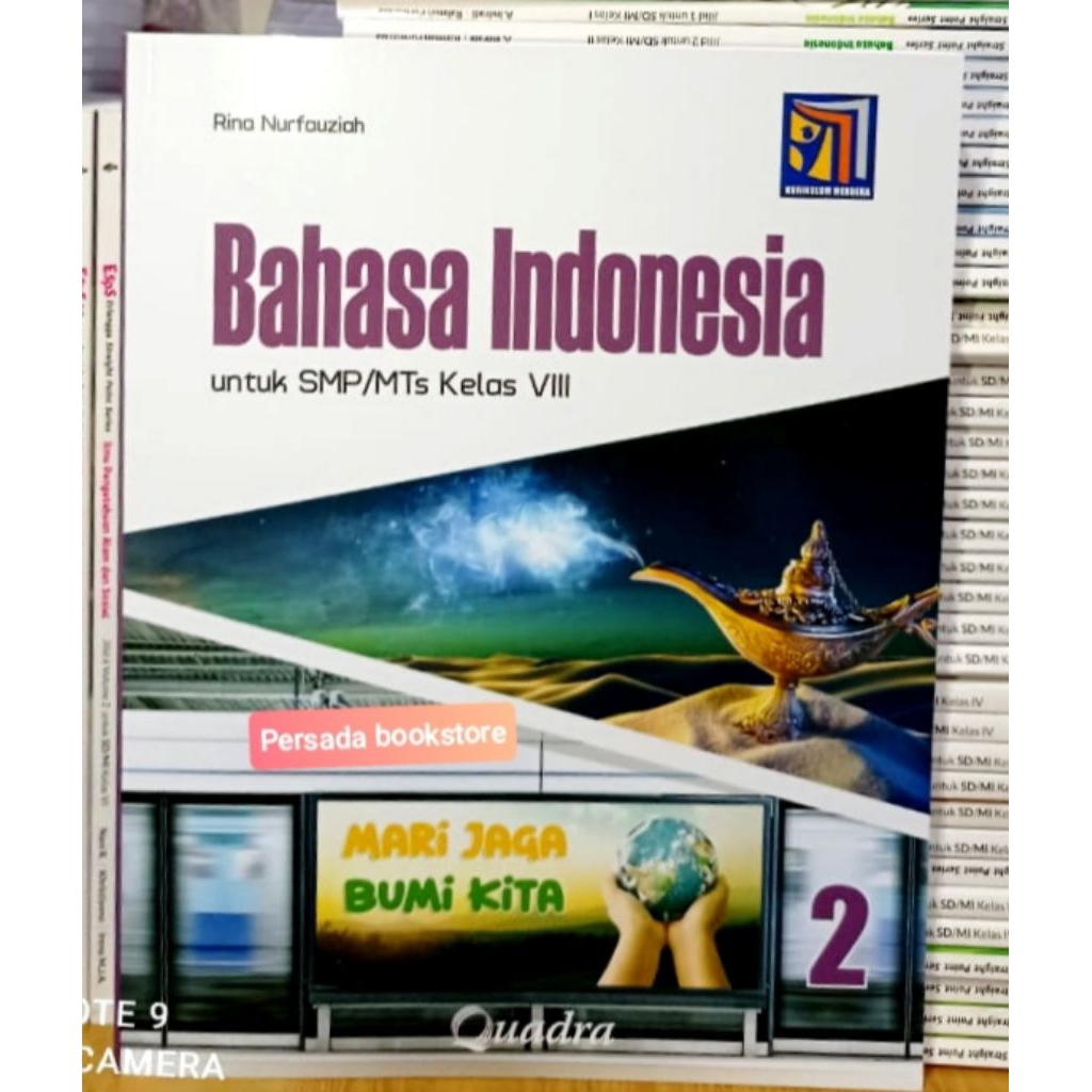 Buku Bahasa Indonesia Kelas 8 SMP Kurikulum Merdeka Quadra