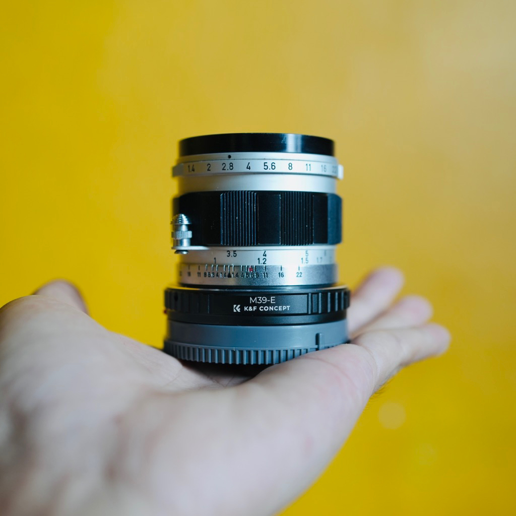 Lensa Canon 50mm f1.4 LTM
