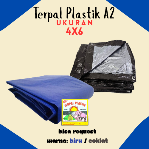 Terpal A2 Uk 6x8 / Terpal Plastik 6x8 / Terpal Proyek / Terpal Uk 6x8 / 6x8