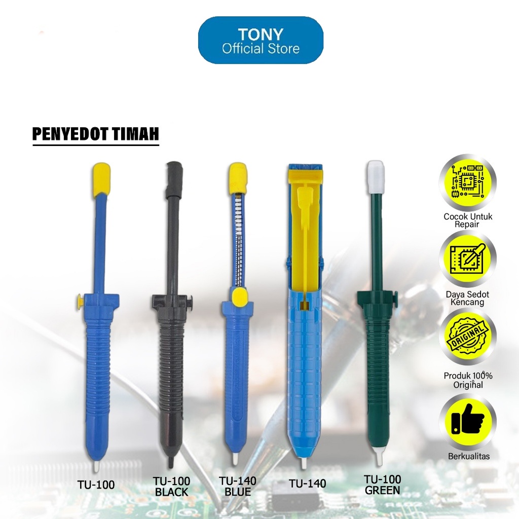 Penyedot Timah TNI-U - High Suction Desoldering Pump Tool - TNI-U PUMP