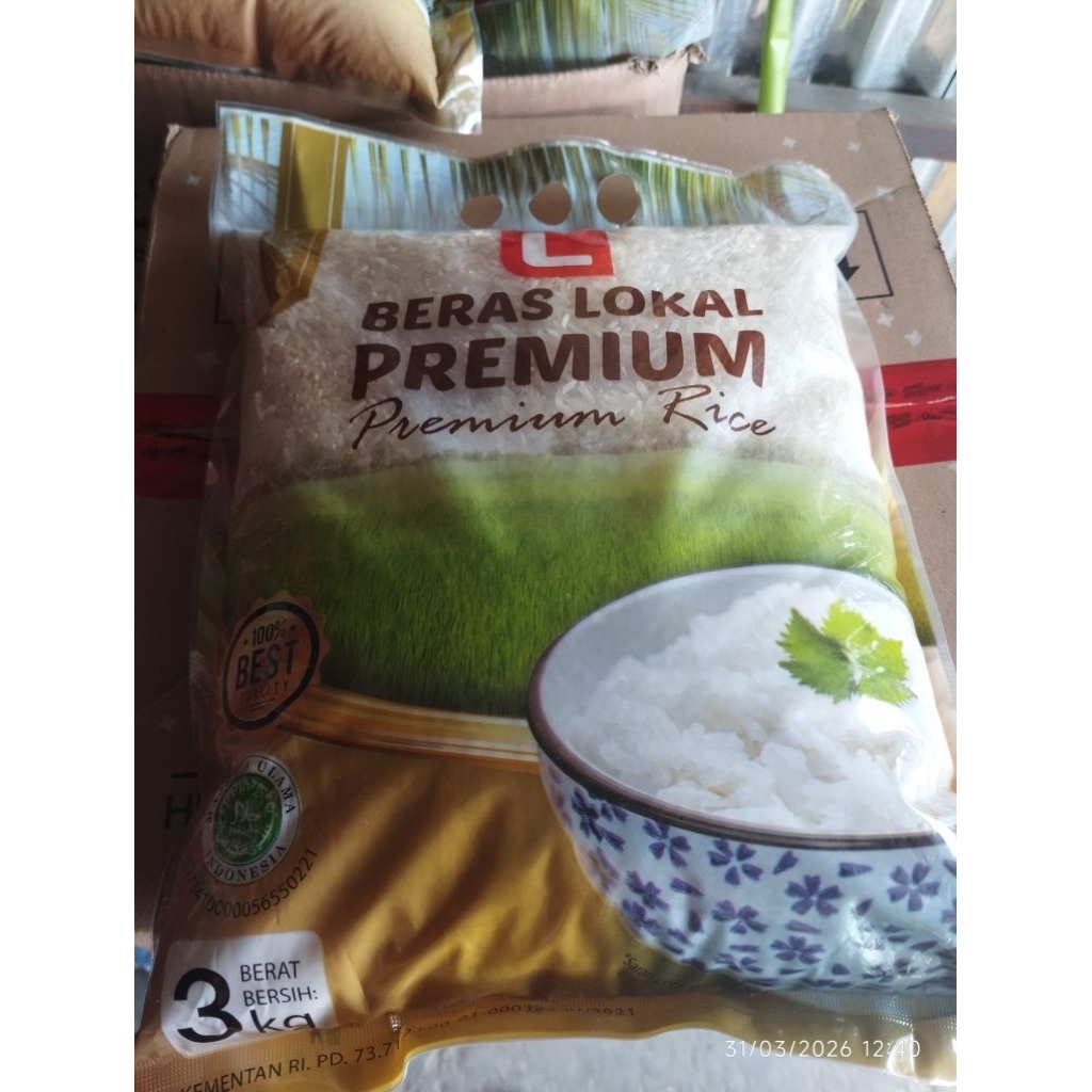 Beras premium 3kg Choice L