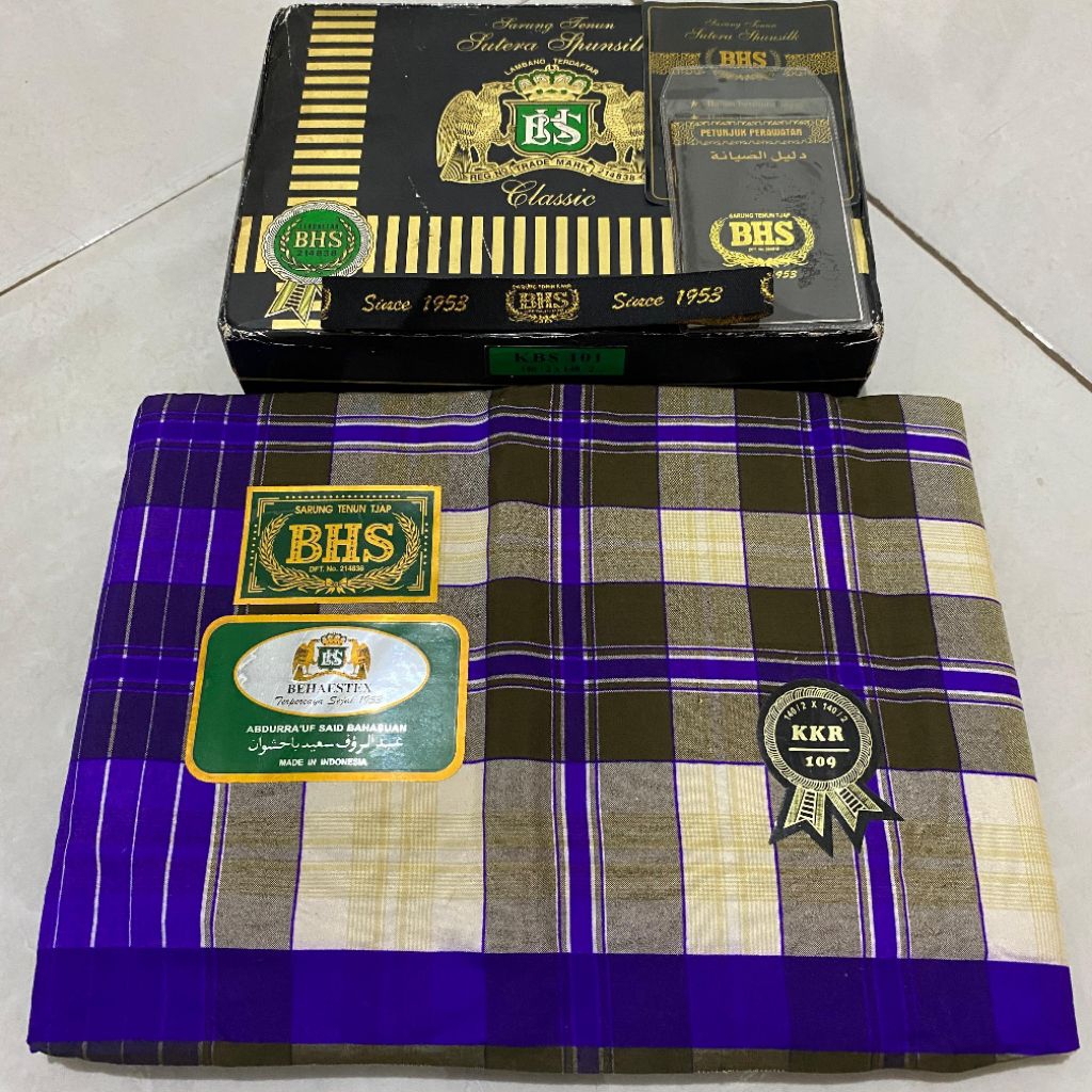 Sarung BHS KKR  Full Sutra Olive Muda Limited Edition