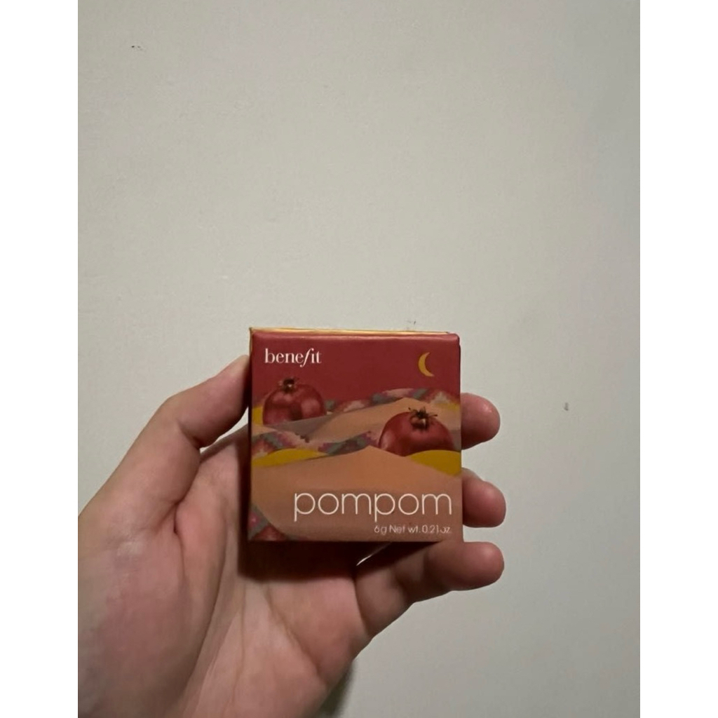 benefit pompom pomegranate rose blush