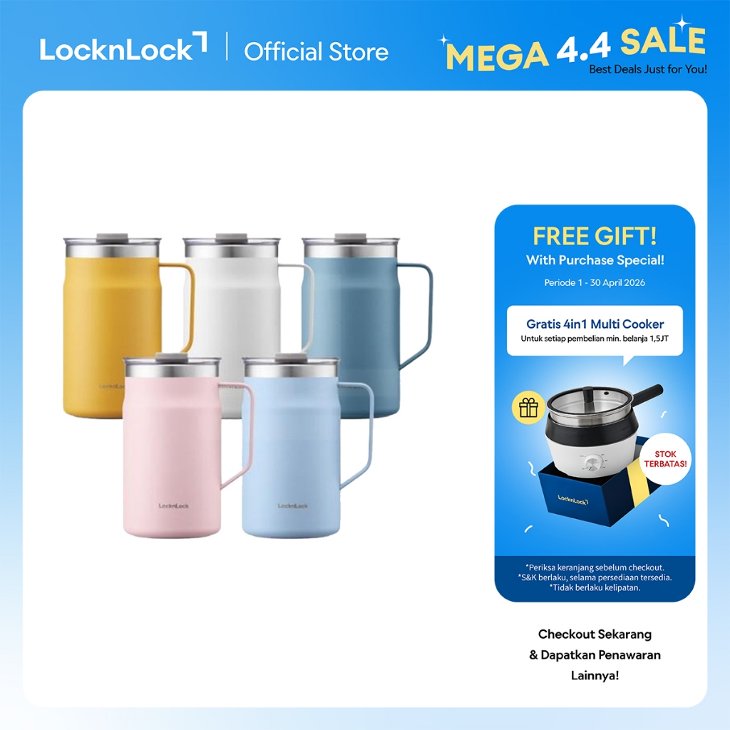 LocknLock Tumbler Metro Mug 600ml - LHC4282