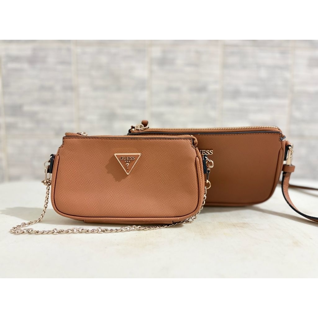 [NEGO] GUESS Noelle Saffiano Crossbody Bag Tas Selempang Wanita Mewah