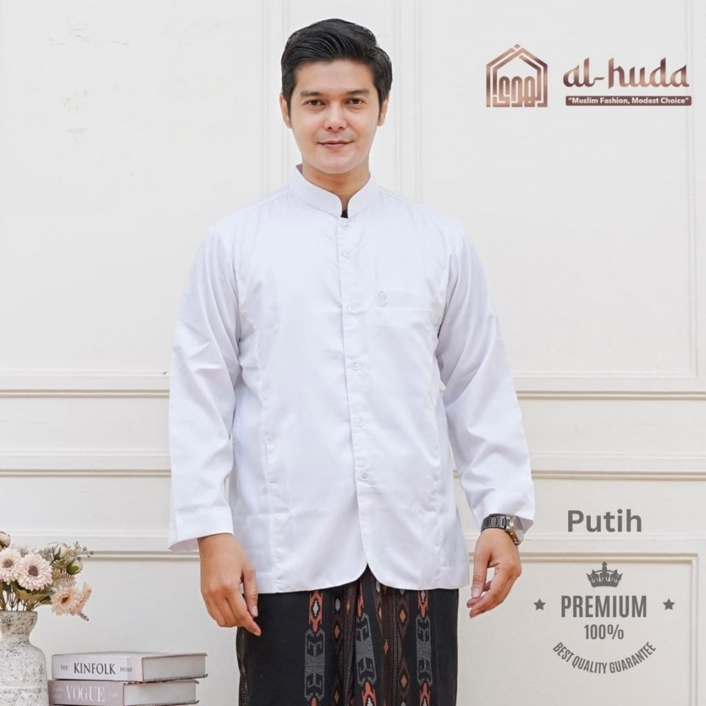 BAJU KOKO SEMI JAS AL HUDA UKURAN S M L XL XXL | MODEL TEROMPAH | KOKO HABAIB AL HUDADEWASA