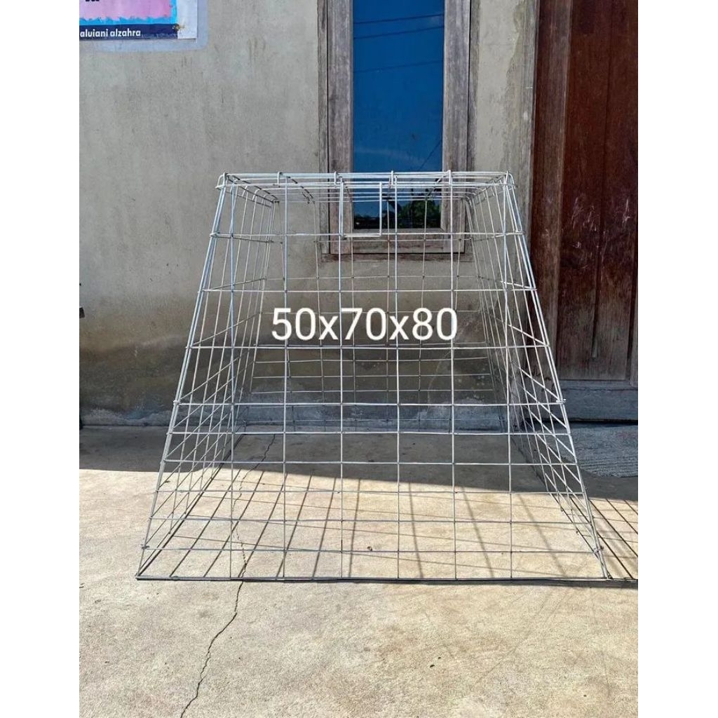 kandang jemur ayam piramid galvanis
