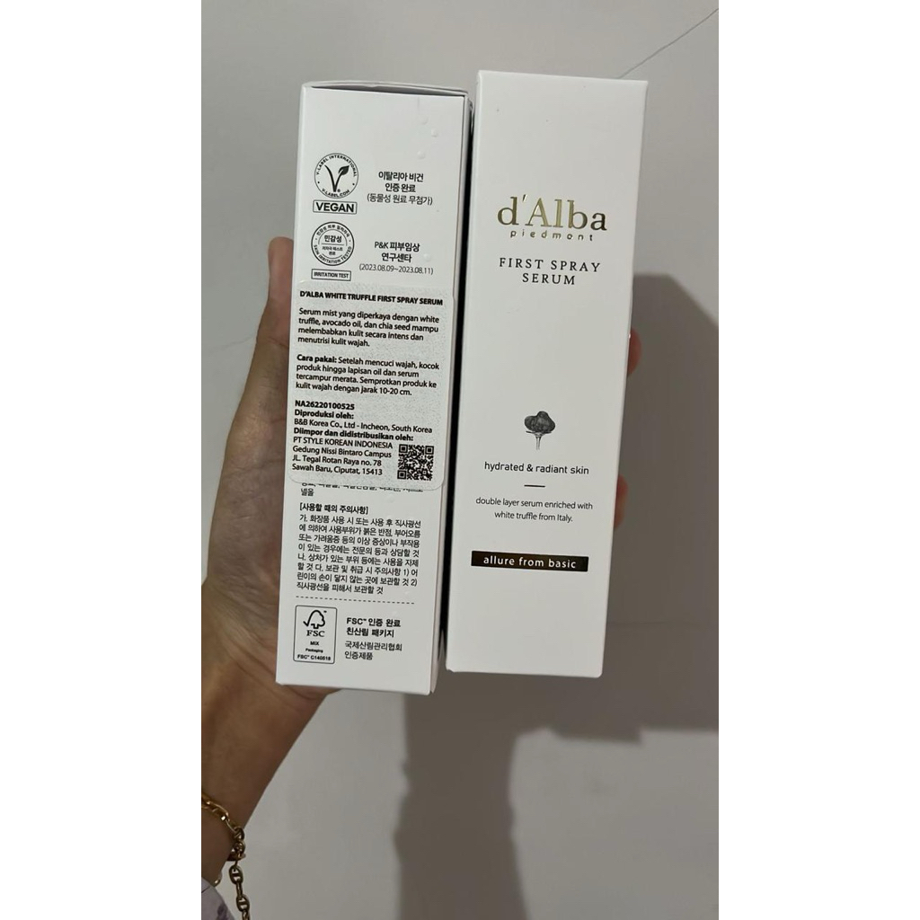 Preloved Serum D’Alba First Spray Serum ORIGINAL