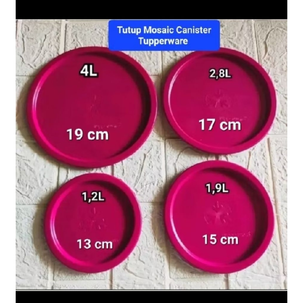 SEAL TUPPERWARE MOSAIC CANISTER