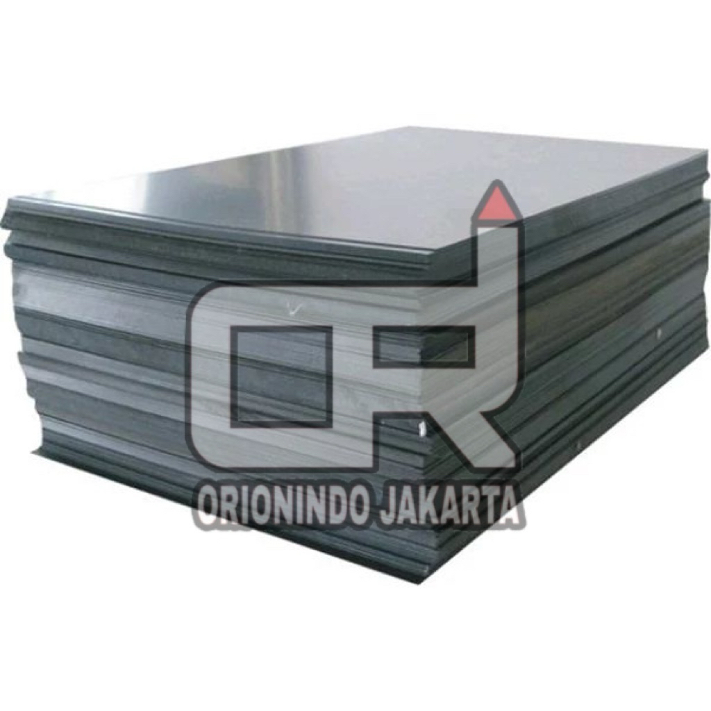 PLAT PVC ABU ABU LEMBARAN / PLAT PVC GREY UKURAN 8MM X 1220MM X 2440MM