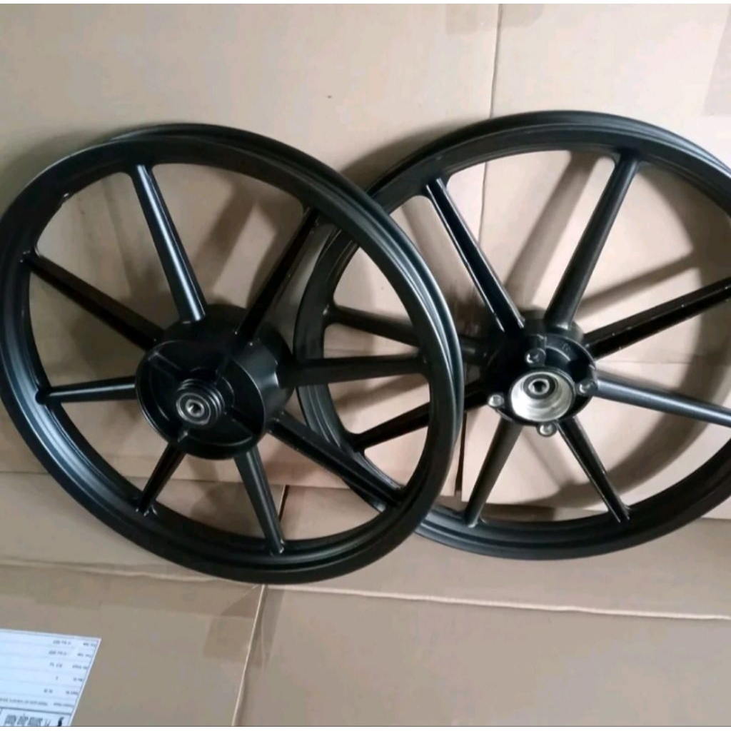 1SET VELG RACING DEPAN BELAKANG HONDA SUPRA FIT NEW (SEKEN)