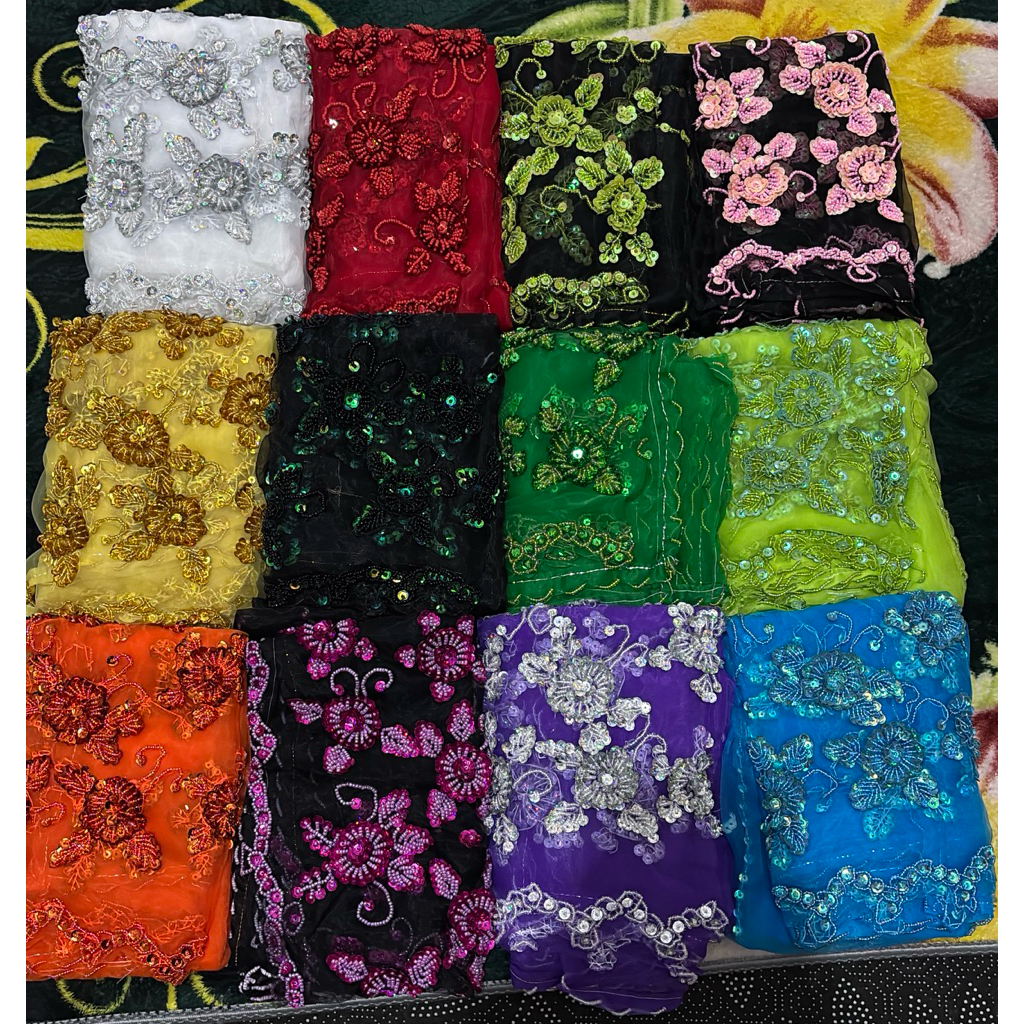 AGEN misfa haji UK LEBAR/selendang haji/penutup bolang haji.misfa cantik