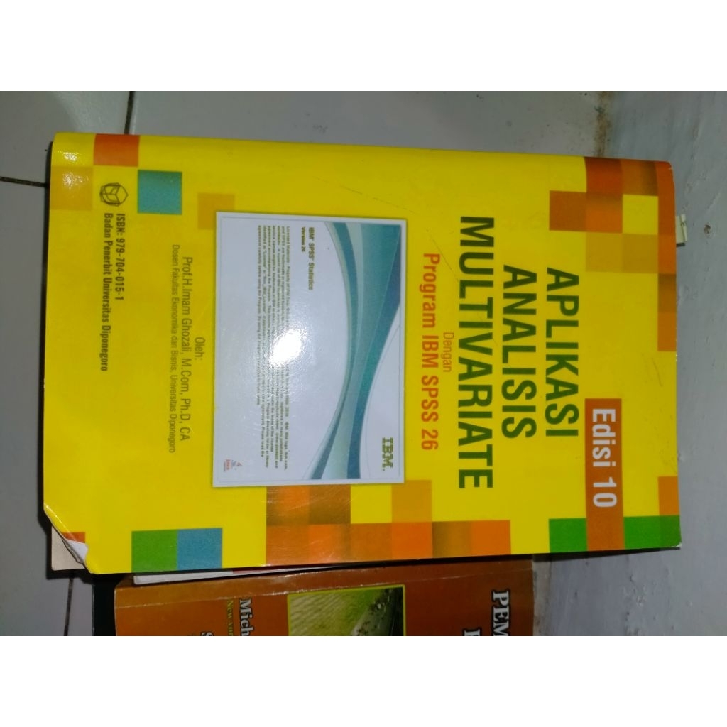 Preloved Buku Aplikasi Analisis Multivariate dengan program IBM SPSS 26