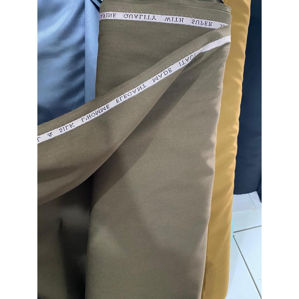 Bahan Seragam PRAMUKA PNS GURU POLRI TNI AU SATPOL PP - Kain DINAS PEMDA WOOL SILK Per 0.5 Meter