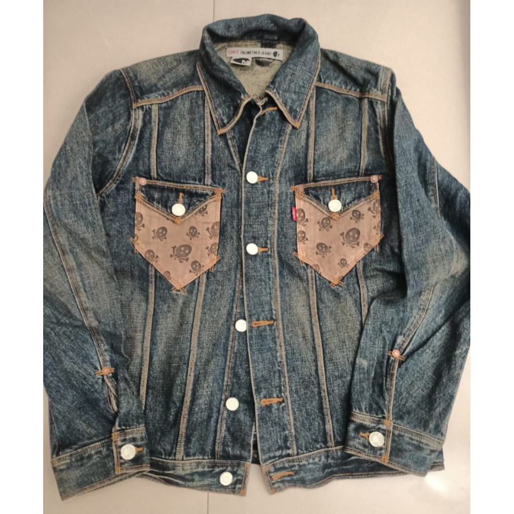 RARE Levis Engineered washing denim jacket M