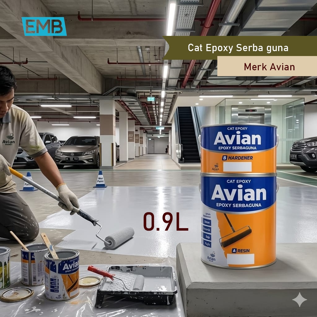 Avian Cat Epoxy 0.9L Serba Guna - cat lantai poxy