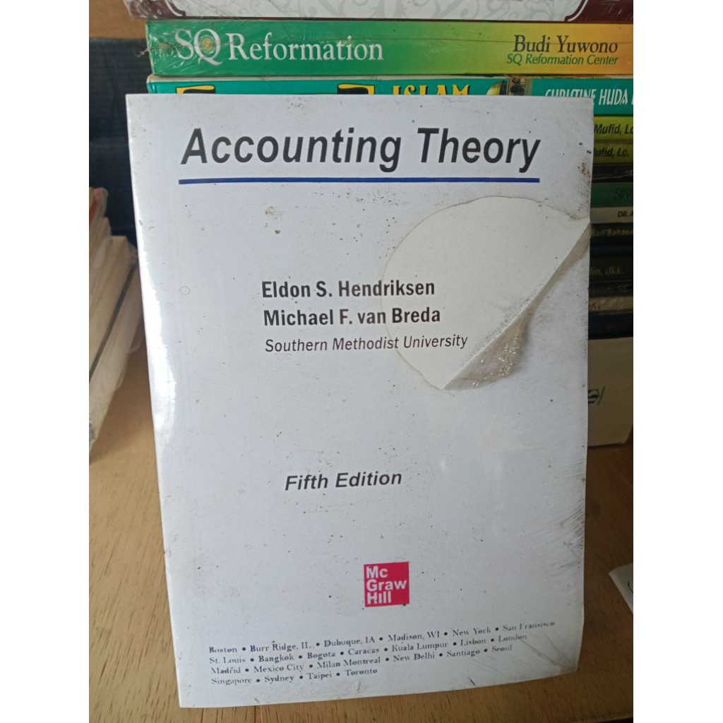 buku accounting theory fifth edition by eldon s hendriksen