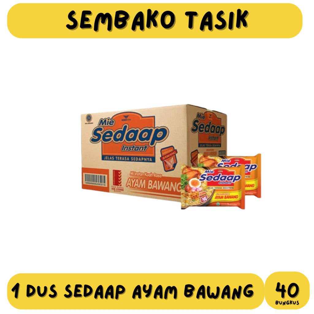 1 DUS MIE SEDAAP AYAM BAWANG
