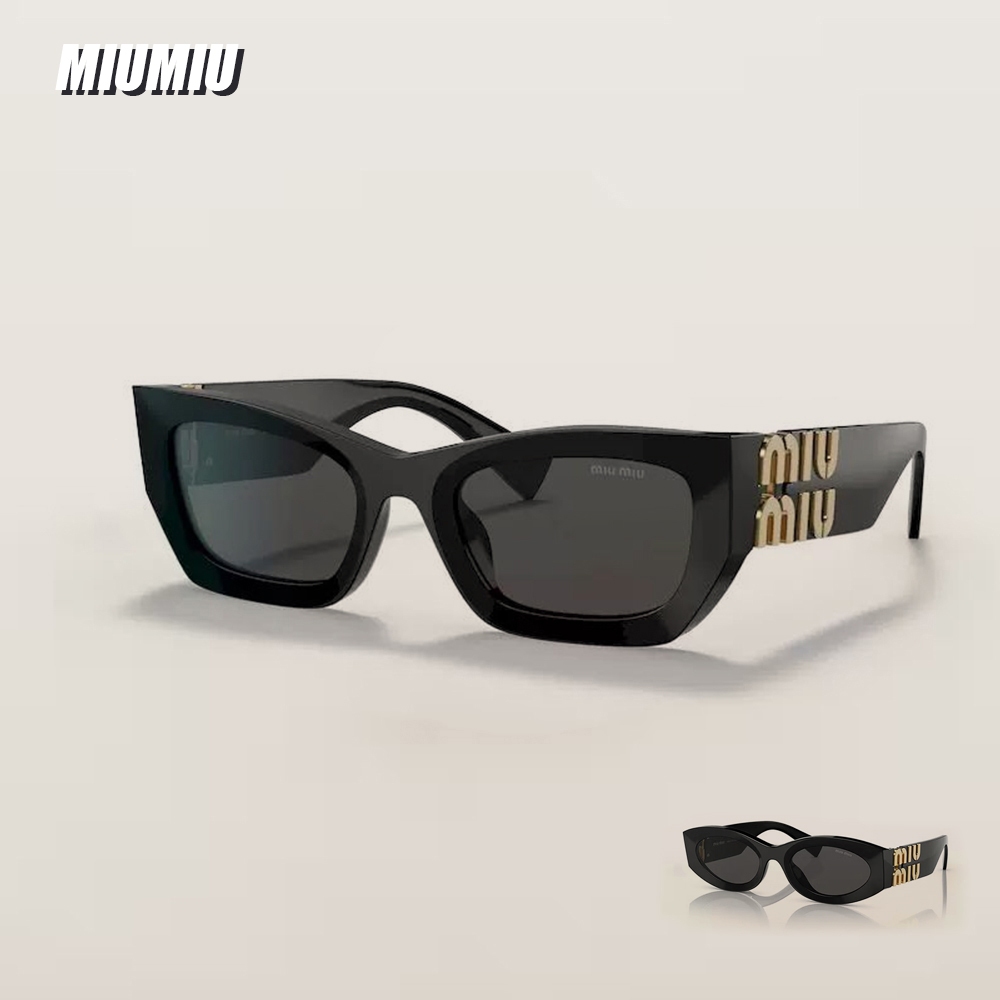 Kacamata Hitam MIUMIU Fashion Classic Sunglasses Women's trendy small-frame sunglasses Glimpse SMU09