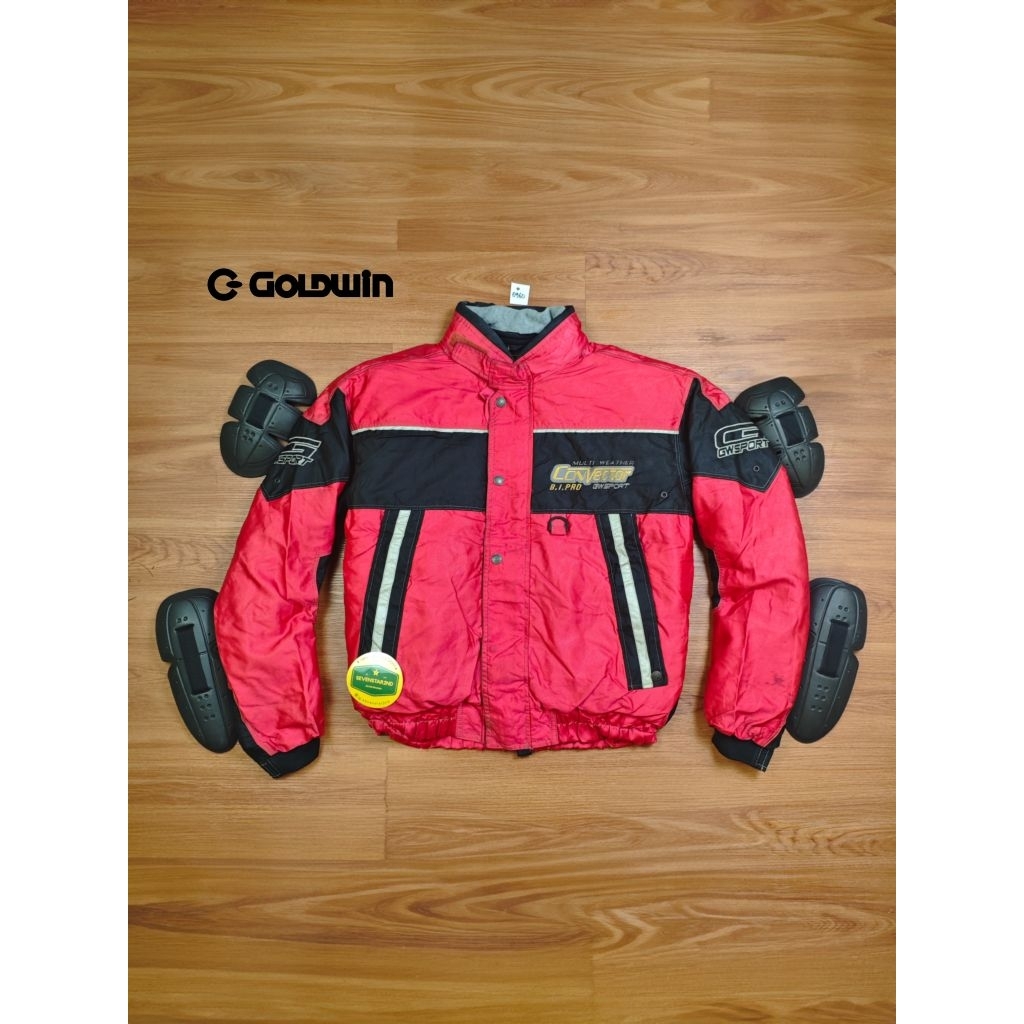 Vintage goldwin casual Motorcycle bikers jacket