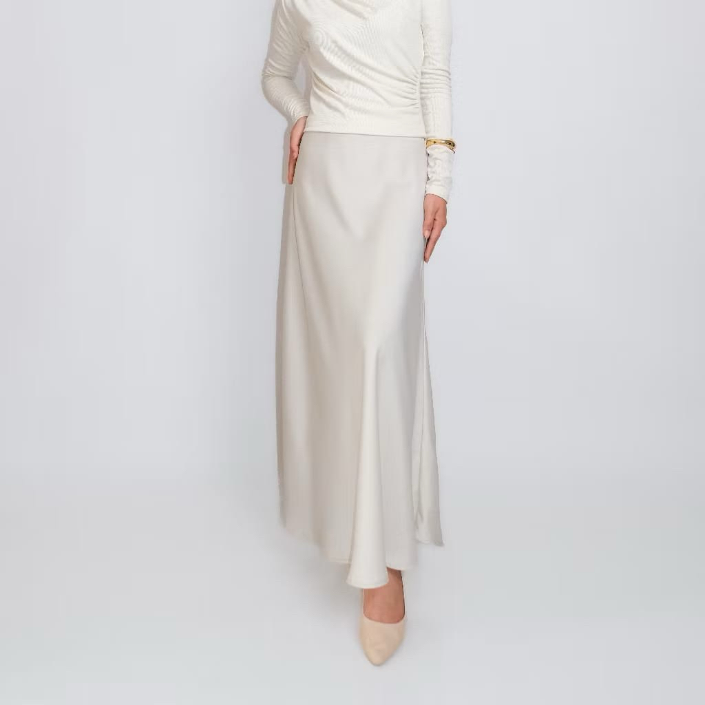 preloved satin skirt jenn & rose