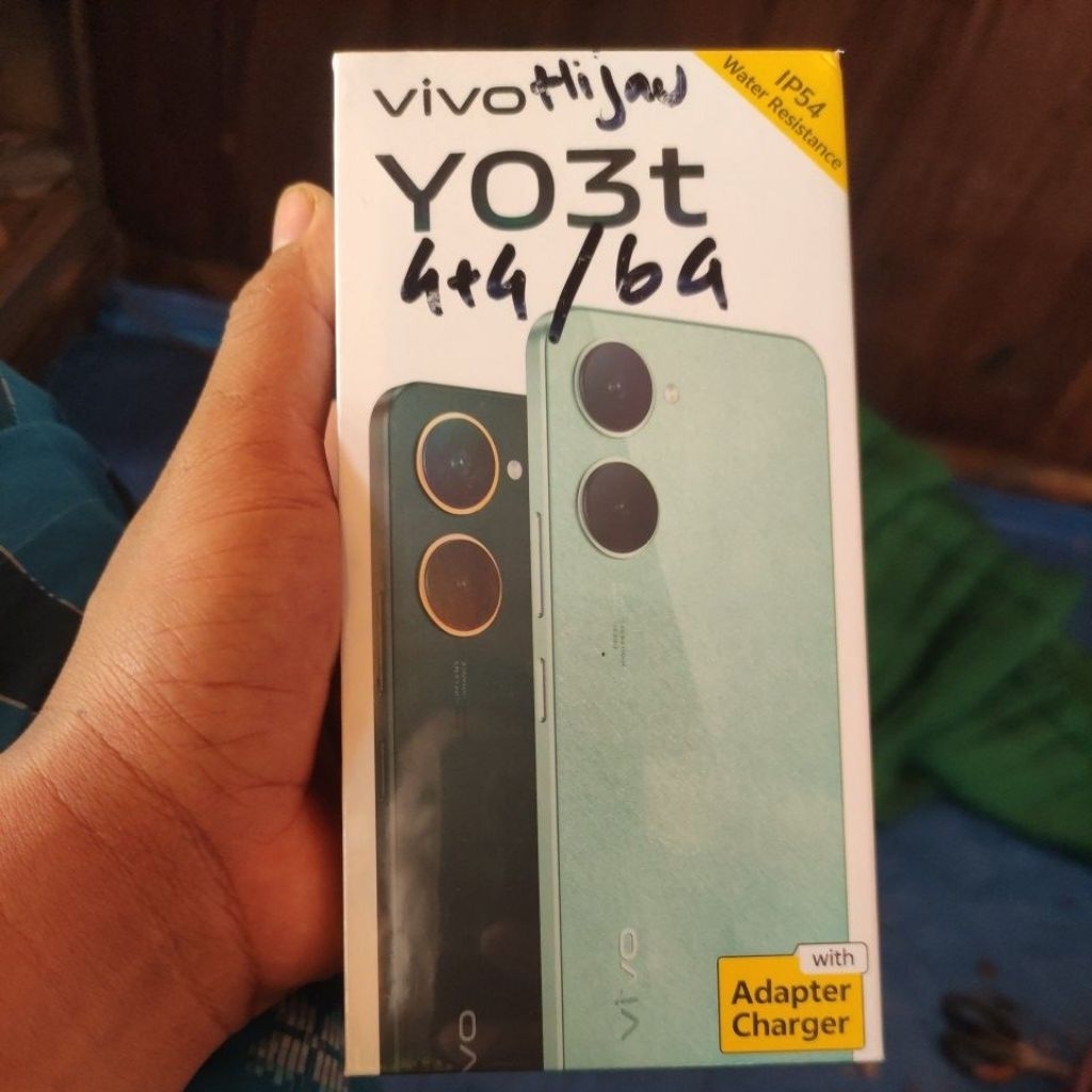 VIVO Y03T RAM 4+4/64 RESMI BARU NO REPEACK