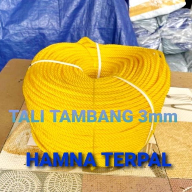 Tali Tambang Plastik Ukuran 3mm Tali Jemuran Tali Nilon