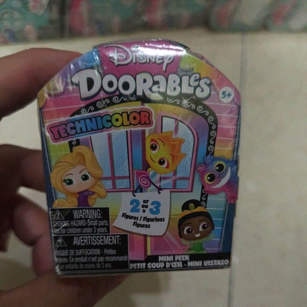 Disney Doorables Technicolor Mini Figure Original | Blind Box Doorables 2 atau 3 Karakter | Mainan K