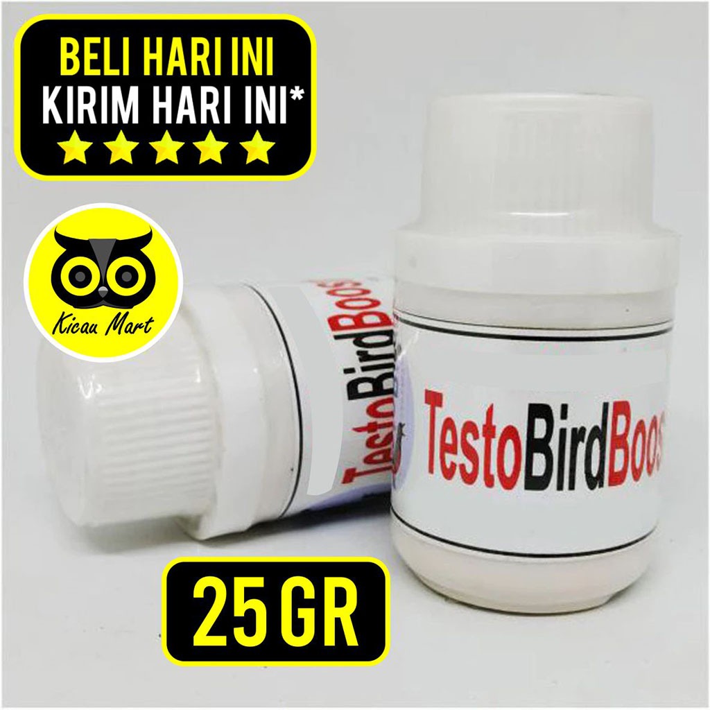 KICAU MART VITAMIN TERNAK BREEDING BURUNG LOVEBIRD KENARI MURAI KACER TESTO BIRD BOOSTER POWDER OM K