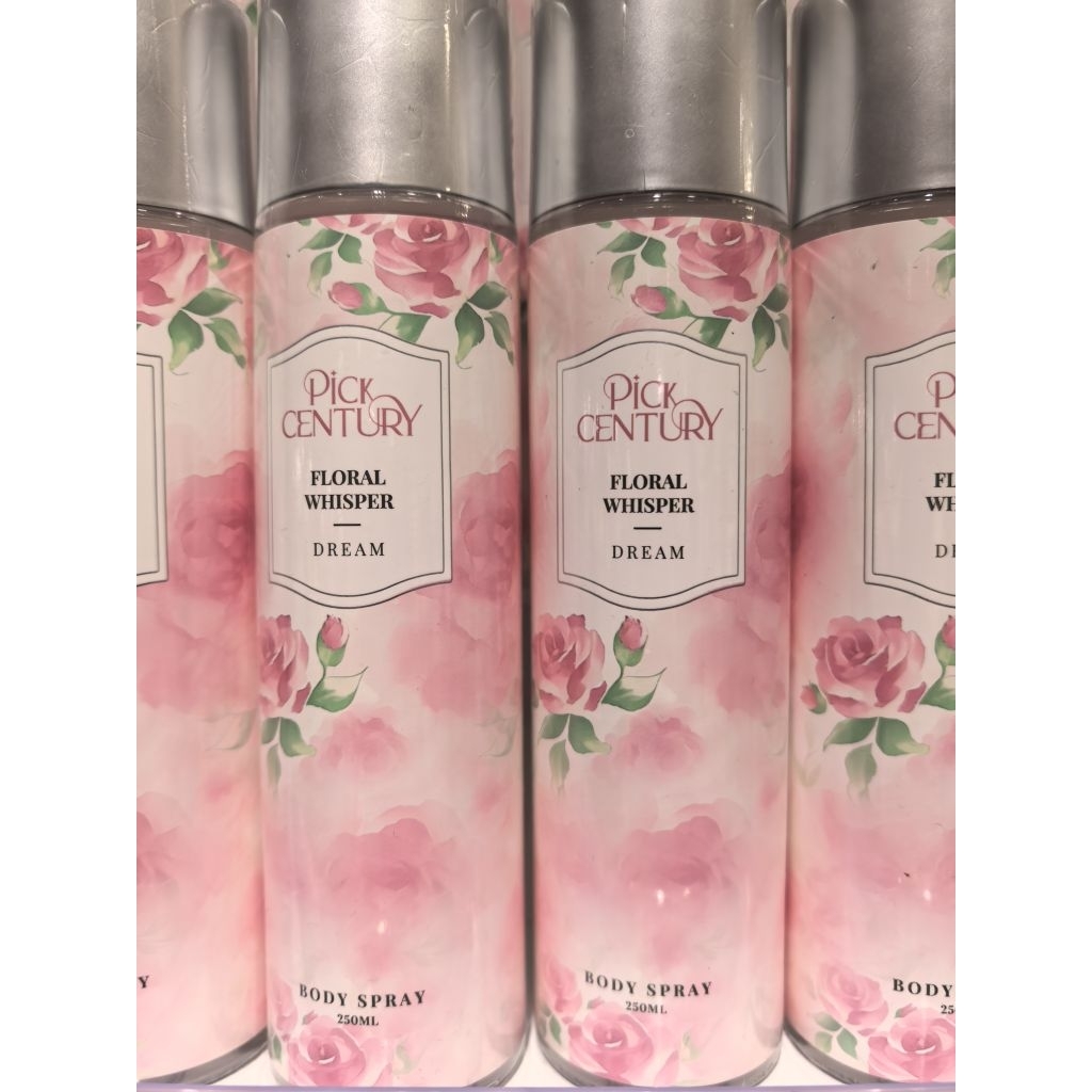 PICK CENTURY BODY SPRAY FLORAL WHISPER.PICK CENTURY CHILL GIRLS VACATION UNAPOLOGETIC.PICK CENTURY C