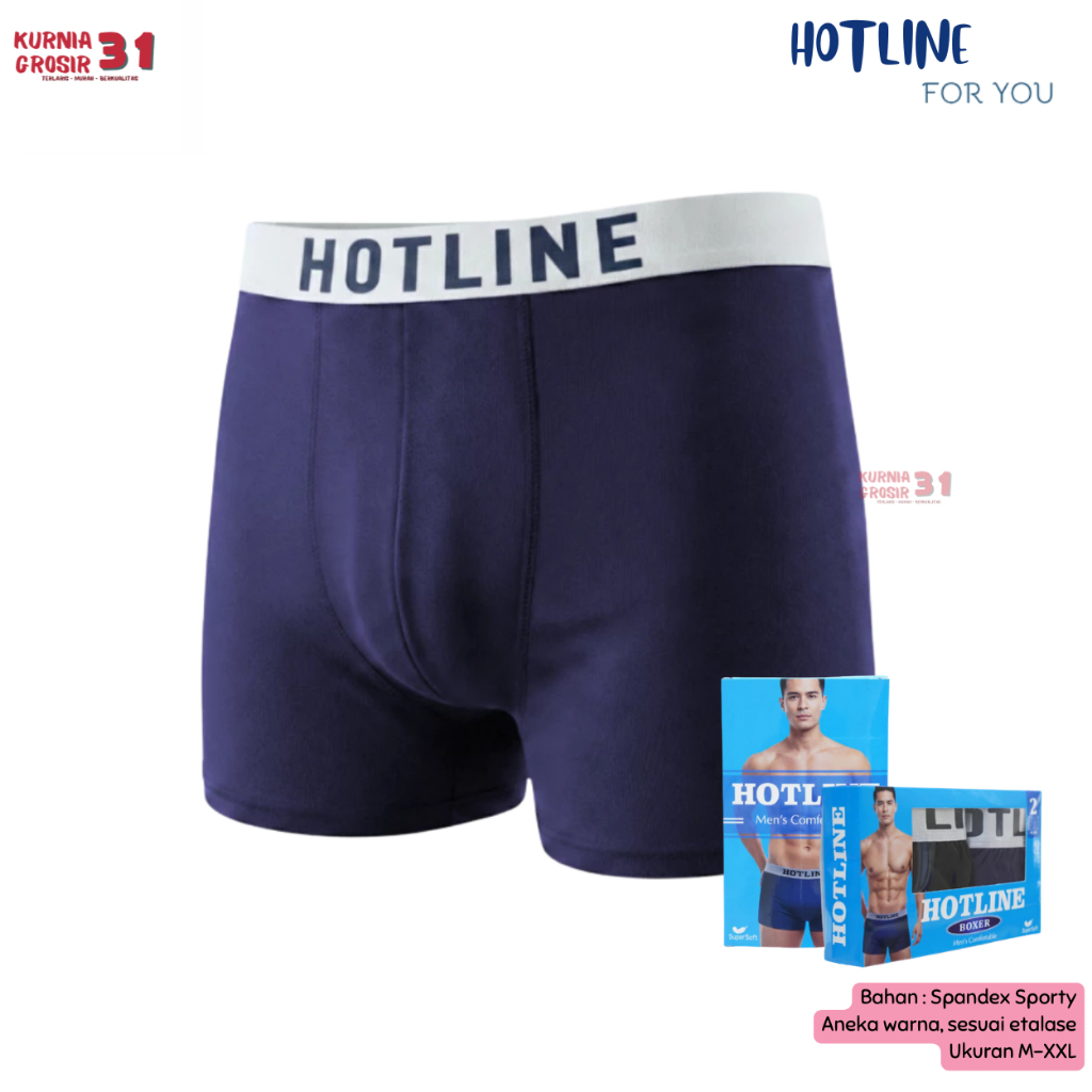 [ISI 2] Celana Dalam Pria HOTLINE 880 Ukuran M-XXL / Pakaian Dalam Pria