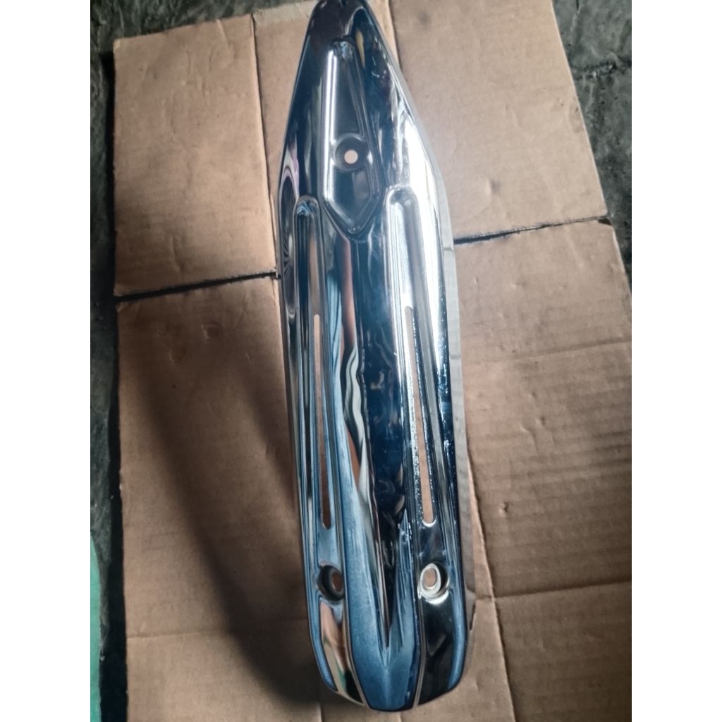 Tameng knalpot Mx new 135 original