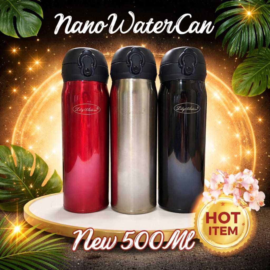 Tumbler Thermos Termos Kesehatan Nano Water Can Nano Can Nano 500 500ml Whit Fir EBS SMN