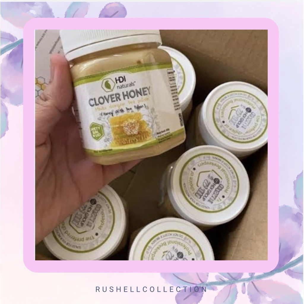 Clover Honey 100% ORIGINAL (free sendok kayu)