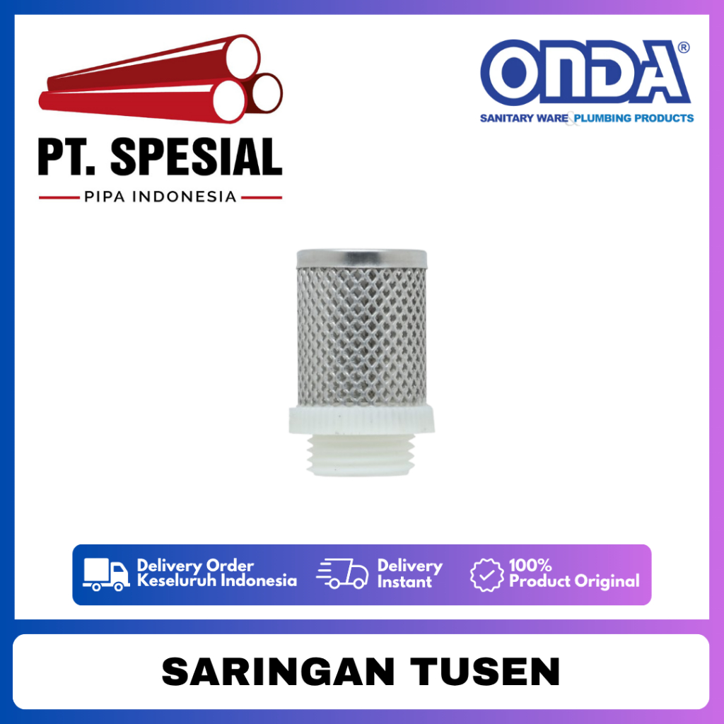 Tusen Klep Saringan PVC 2" / Saringan Tusen Klep Air Sumur Pompa - 03