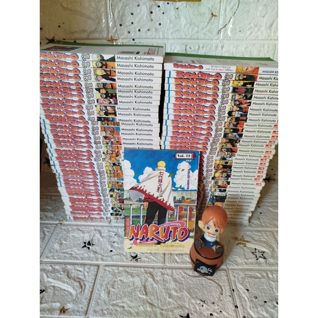 Komik Naruto 1-72 + Naruto Side Story (Seventh Hokage And The Scarlet Spring) SET ke-1